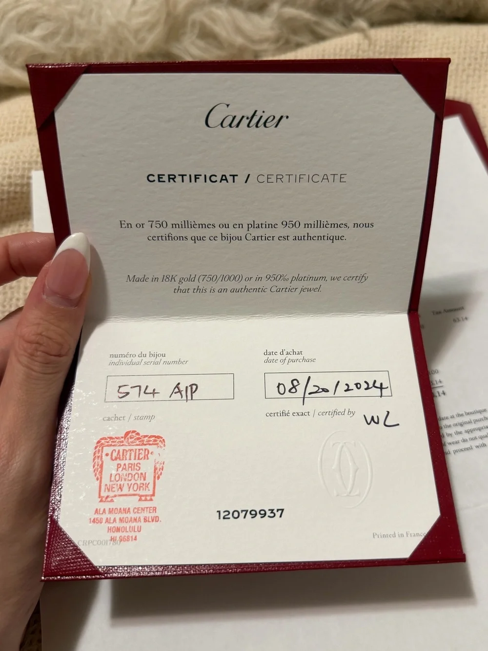 Cartier amour pendant